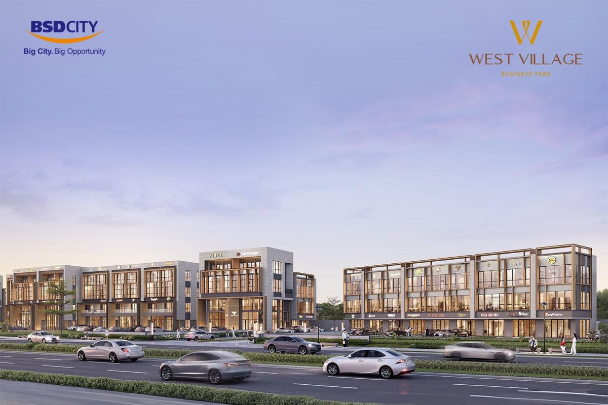 West Village BSD 2 Type Shophouse